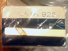 TRABAS CORBATA PLATA 925